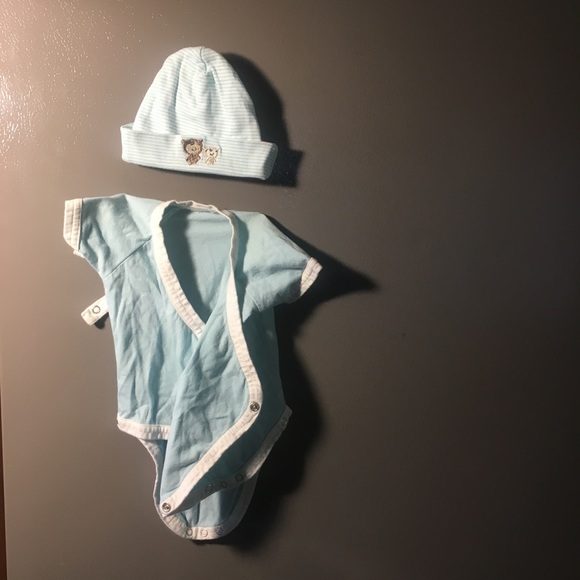 Infant Wrap and Hat Outfit - Picture 2 of 3